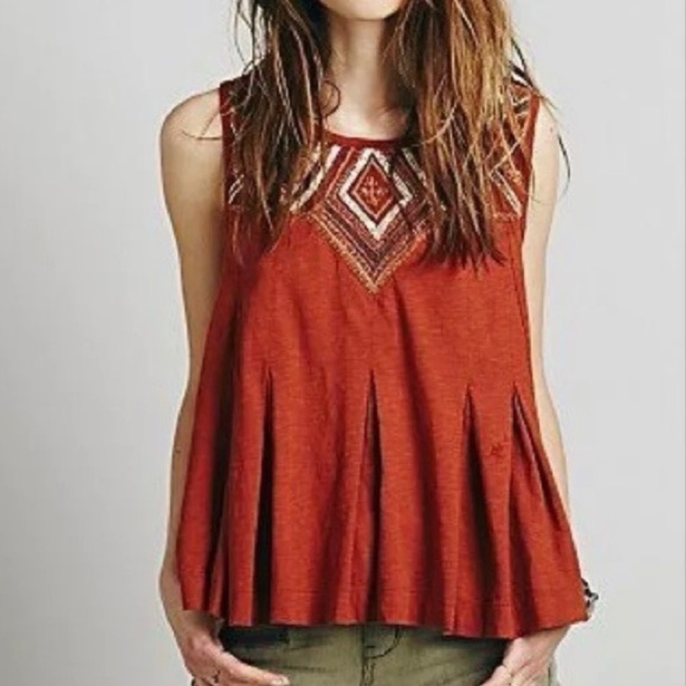 Libertine Metallic Embellished Tank Top with Open Back